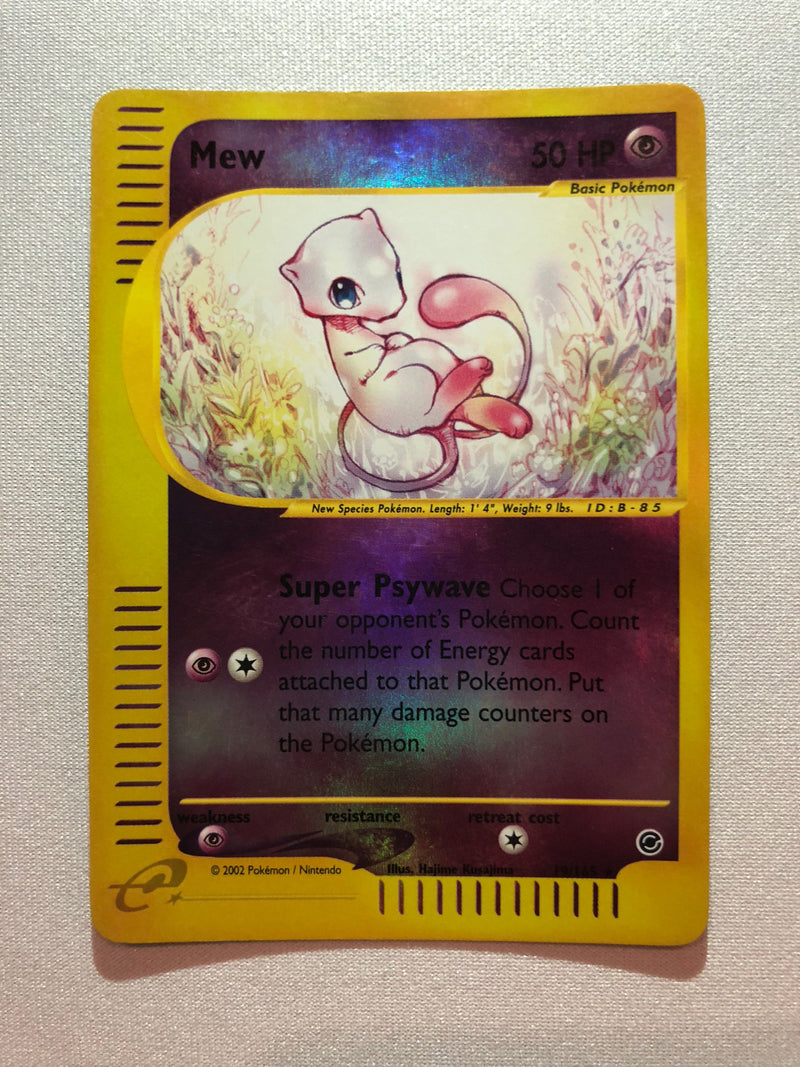 MEW 19/165 EX Expedition E Reader Holo Rare Pokemon Card Mint/Near Mint MEW 19/165 EX Expedition E Reader Holo Rare Pokemon Card Mint/Near Mint