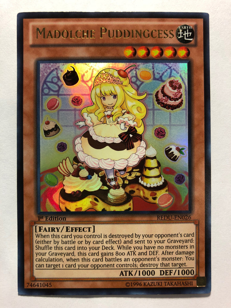 Yugioh Madolche Puddingcess REDU-EN026 1st Edition Ultra Rare Near Mint