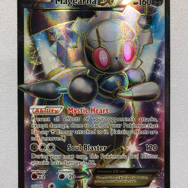 Magearna EX 110/114 Steam Siege Holo Rare Pokemon Card Near Mint
