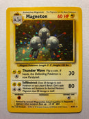 Magneton 9/102 Holo Rare Base Set Pokemon Card Near Mint