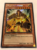 Yugioh Majesty’s Fiend PRIO-EN034 Secret Rare 1st Edition Near Mint