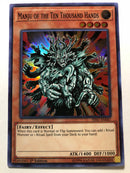 Yugioh Manju of the Thousand Hands HISU-EN047 1st Edition Super Rare Near Mint