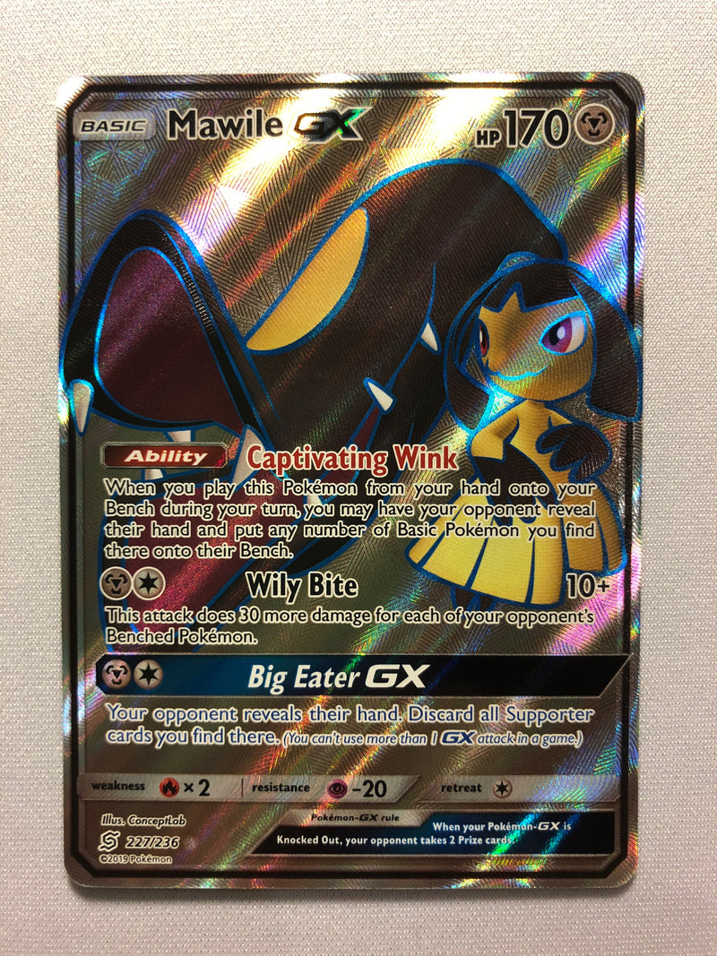 Mawile GX 227/236 Full Art Ultra Rare Unified Minds Pokemon Card Near Mawile GX 227/236 Full Art Ultra Rare Unified Minds Pokemon Card Near
