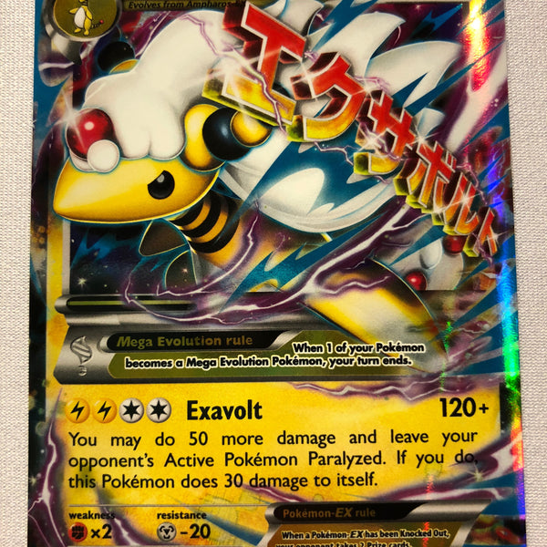 ampharos pokemon card price M Ampharos EX 28/98 Holo Ultra Rare XY Ancient Origins Pokemon Card Ne