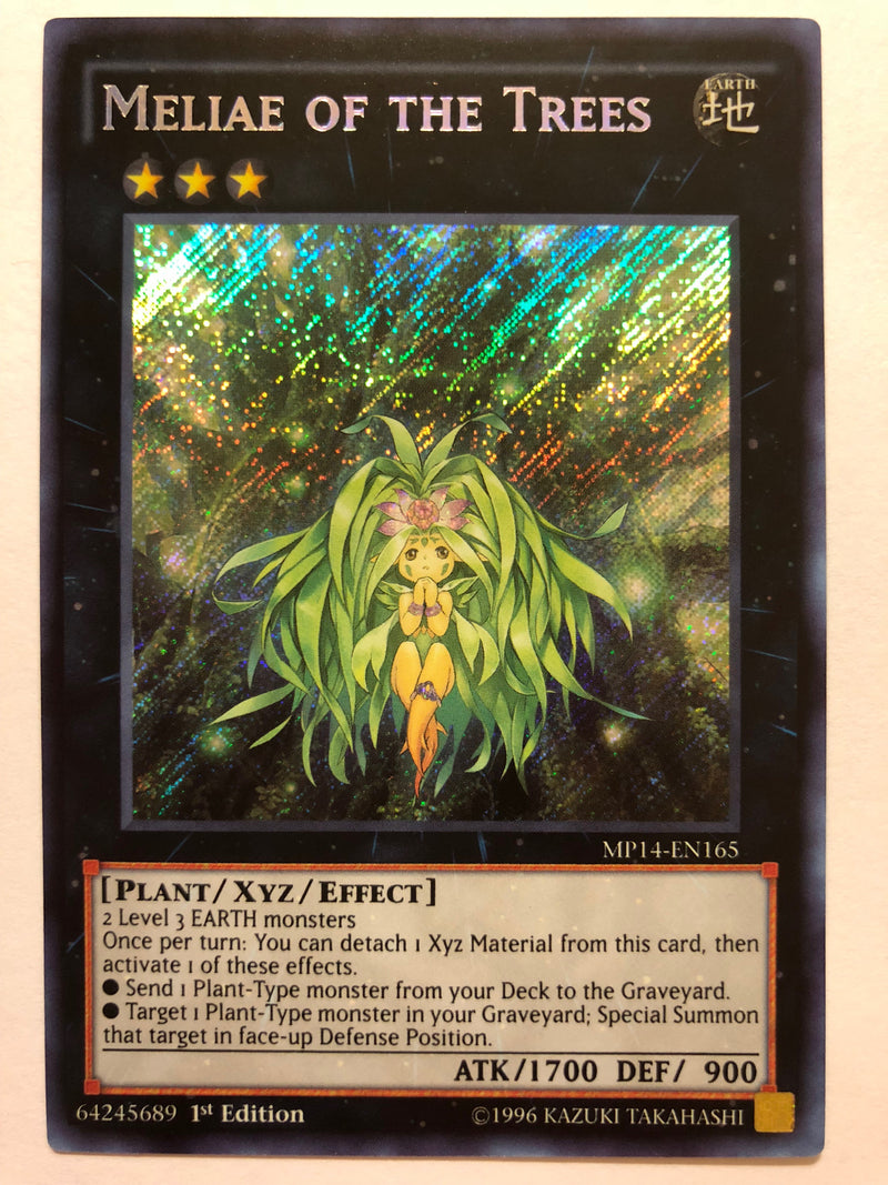 Yugioh Meliae of the Trees MP14-EN165 Secret Rare 1st Edition Near Mint
