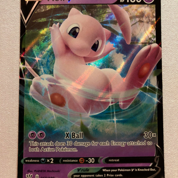 mew v pokemon card Pokmon TCG - Gold Foil Pokmon [P] Energy Mix Search your deck for an Energy card and attach it to 1 of your Fusion Strike Pokmon Mew V 069/189 Darkness Ablaze