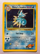 Misty's Seadra 9/132 Black Star Rare Holo Rare Pokemon Card Near Mint