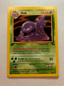 Muk 28/62 Rare 1st Edition Fossil Set Pokemon Card Near Mint