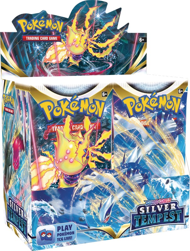 Pokemon TCG Silver Tempest Booster Boxes Case 6 Boxes Brand New Presale 11/11/2022