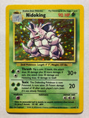 Nidoking 11/102 Base Set Holo Rare Pokemon Card Near Mint
