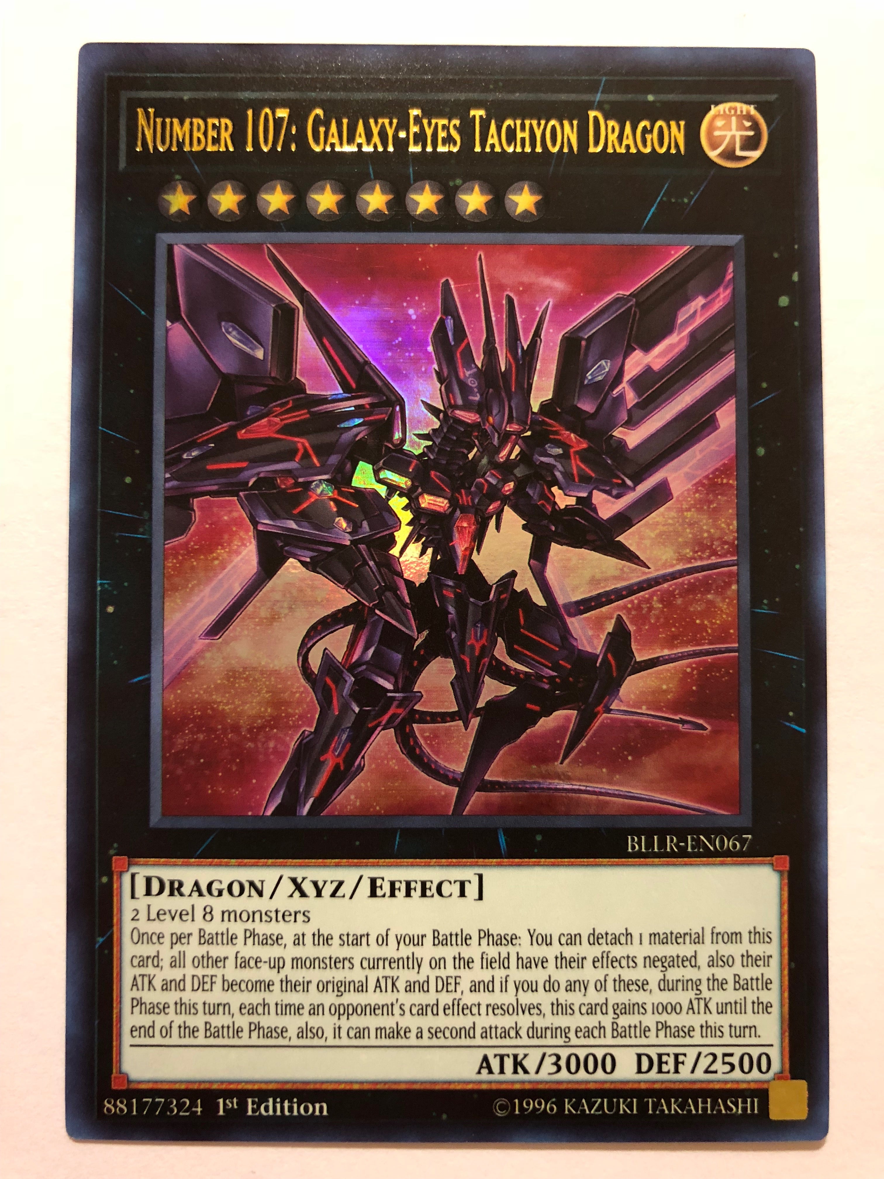 Galaxy Eyes Tachyon Dragon Card
