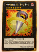 Yugioh Number 11: Big Eye PGL3-EN063 Gold Rare 1st Edition Near Mint
