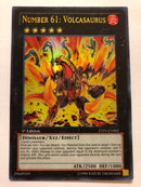 Yugioh Number 61: Volcasaurus ZTIN-EN002 Ultra Rare 1st Edition Near Mint