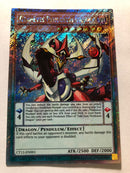 Yugioh Odd-Eyes Pendulum Dragon CT12-EN001 Platinum Secret Rare Near Mint