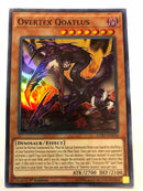 Yugioh Overtex Qoatlus EXFO-EN036 Super Rare 1st Edition Near Mint