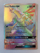 Palkia GX 165/156 Secret Rare Rainbow Full Art Holo Pokemon Card Near Mint
