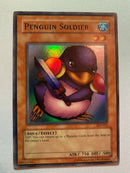 Yugioh Penguin Soldier SDJ-022 Foil Holo Super Rare Near Mint