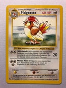 Pidgeotto 22/102 Shadowless Base Set Rare Pokemon Card Near Mint