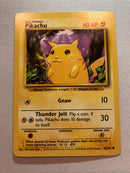 Pikachu 58/102 Vintage Base Set Pokemon Card Near Mint