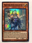 Yugioh Priestess with Eyes of Blue MP17-EN055 Super Rare 1st Edition Near Mint