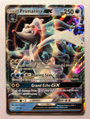 Primarina GX 42/149 Sun & Moon Holo Rare Pokemon Card Near Mint
