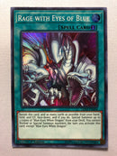 Yugioh Rage with Eyes of Blue LED3-EN004 Super Rare 1st Edition Near Mint