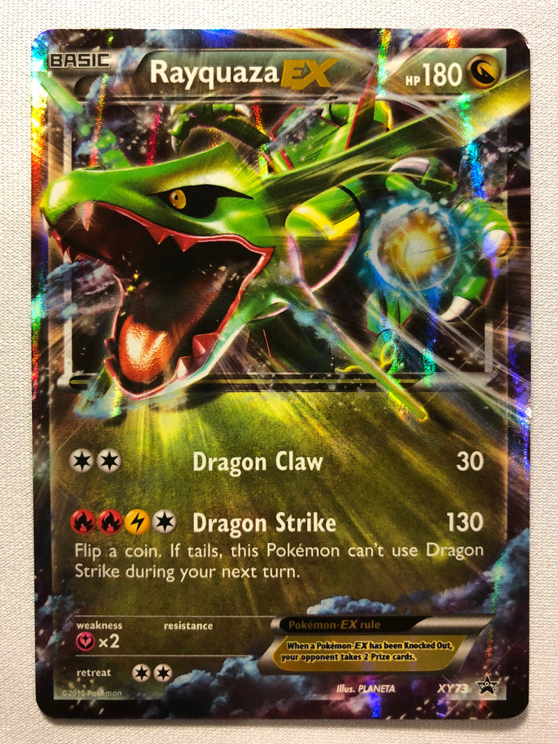 Rayquaza EX XY73 Holo Rare Pokemon Card Near Mint