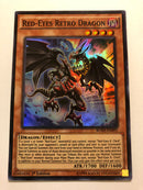 Yugioh Red-Eyes Retro Dragon BOSH-EN095 Super Rare 1st Edition Near Mint