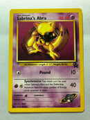 Sabrina's Abra 19 Black Star Promo Pokemon Card Near Mint