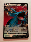 Salamence V 143/189 Darkness Ablaze Holo Rare Pokemon Card Near Mint