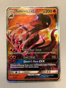 Salazzle GX 25/147 Sun & Moon Burning Shadows Holo Ultra Rare Pokemon Card Near Mint