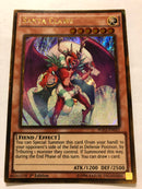 Yugioh Santa Claws PGL2-EN021 Gold Secret Rare 1st Edition Near Mint