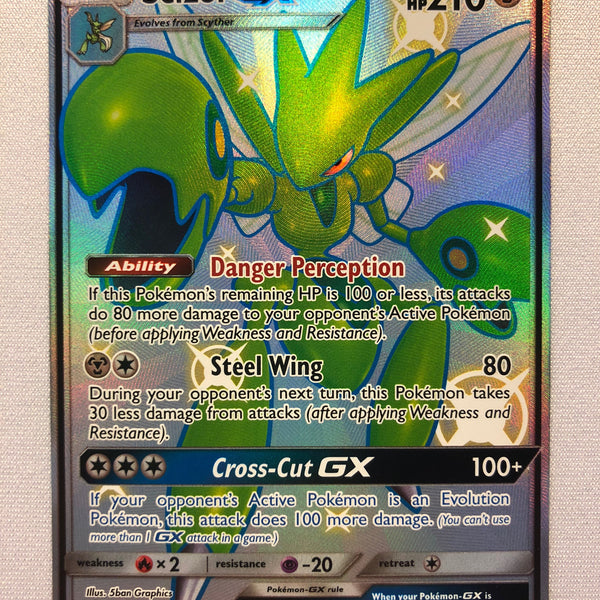 shiny scizor pokemon card GX SV72/SV94 Hidden Fates Holo Rare Carde Near Mi Shiny Treasure ex Scizor Pokémon Scizor 1st Edition Holo -