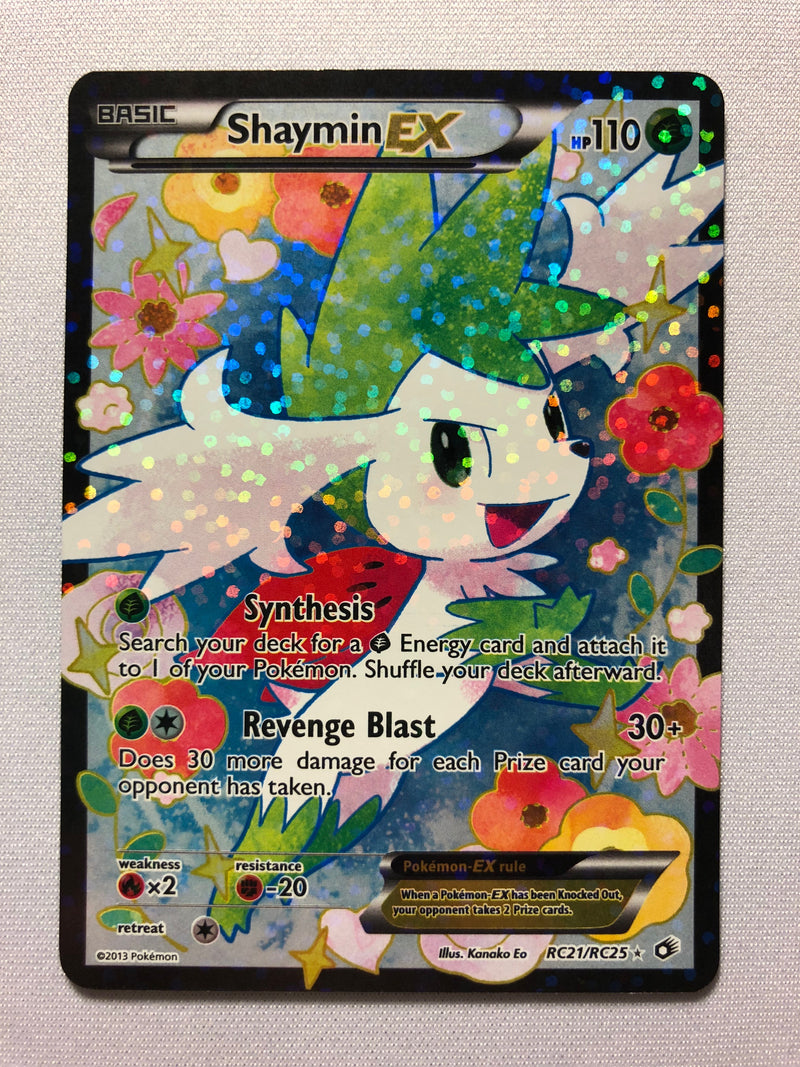 Shaymin EX RC21/RC25 Holo Ultra Rare Radiant Collection Pokemon Card N Shaymin EX RC21/RC25 Holo Ultra Rare Radiant Collection Pokemon Card N