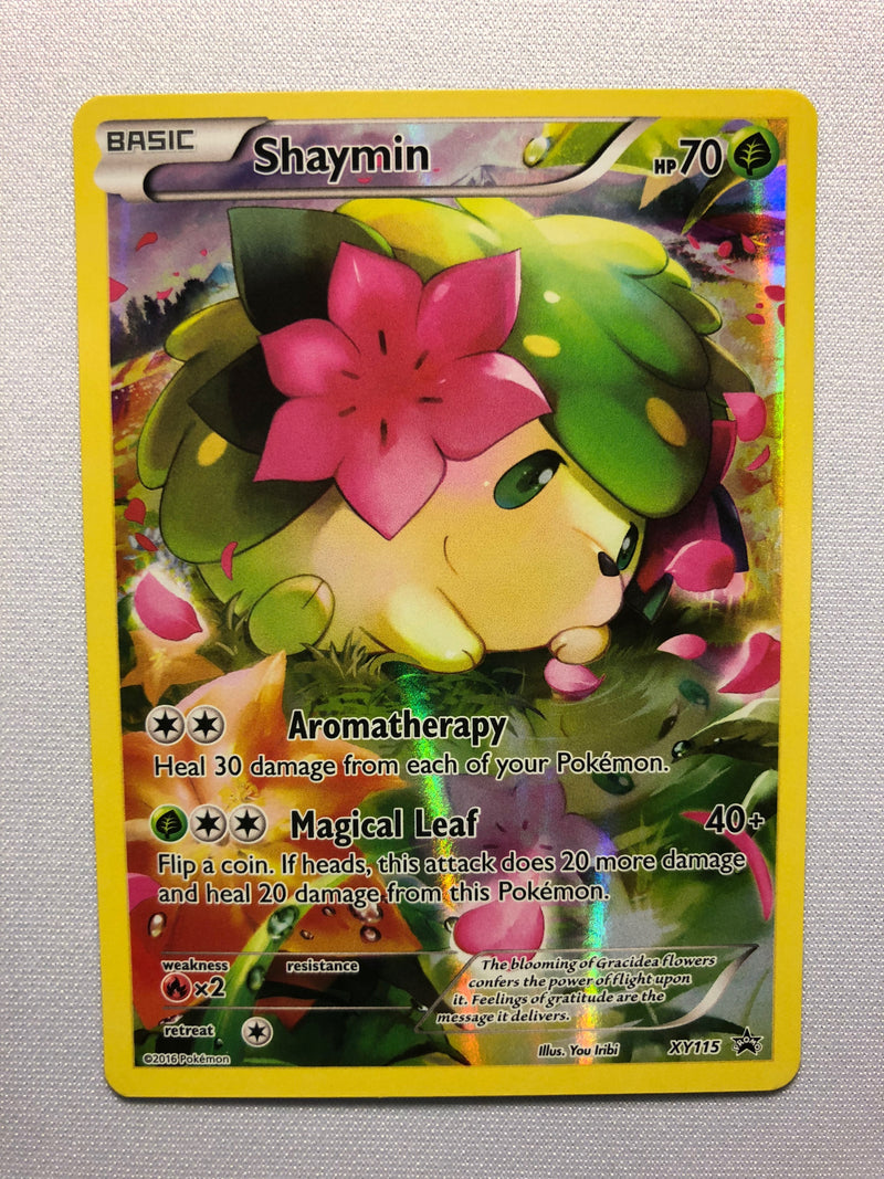 Shaymin XY115 Full Art Holo Rare Pokemon Card Near Mint