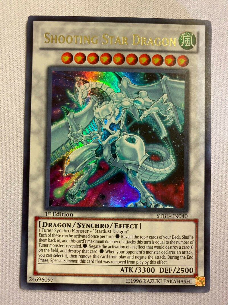 Yugioh Shooting Star Dragon STBL-EN040 1st Edition Ultra Rare Near Mint