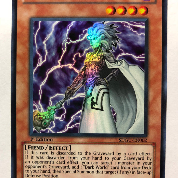 Yugioh Snoww, Unlight of Dark World SDGU-EN002 Super Rare 1st Edition