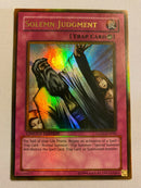 Yugioh Solemn Judgment GLD2-EN044 Limited Edition Gold Rare Near Mint