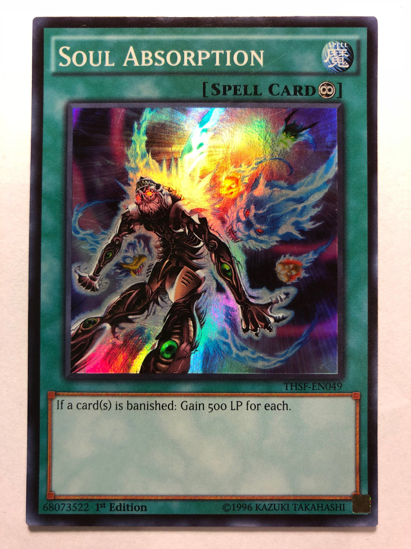 Yugioh Soul Absorption THSF-EN049 Super Rare 1st Edition Near Mint