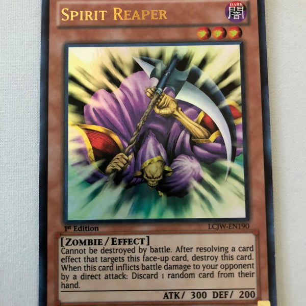 spirit reaper yugioh card Japanese Near MINT Destroy this card when it is targeted by the effect of a Spell Spirit Reaper - Champion Pack