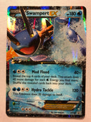 Swampert EX XY55 Holo Rare Pokemon Card Near Mint