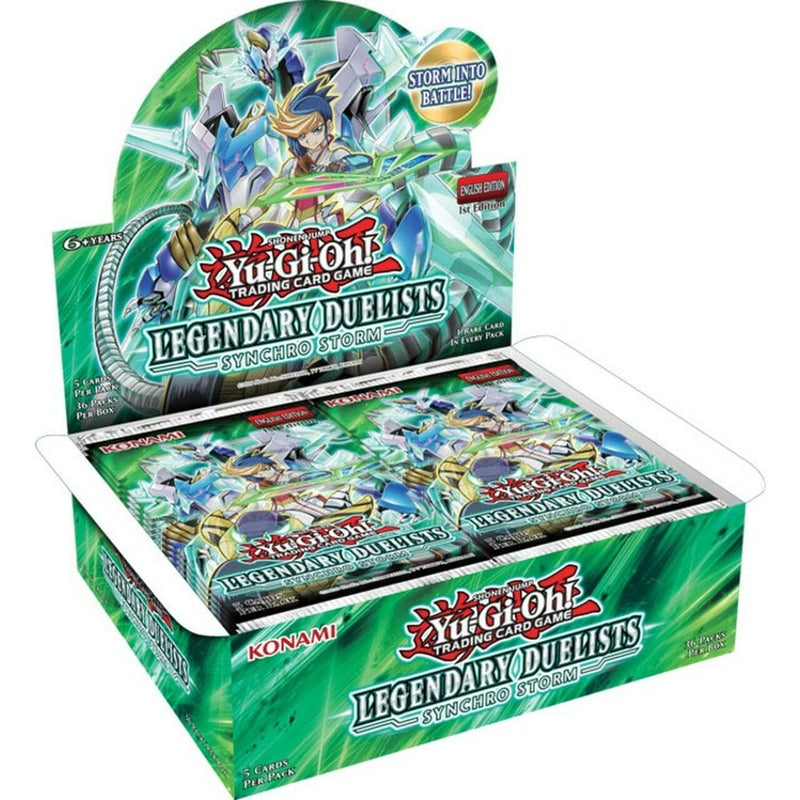 Yugioh Legendary Duelists Synchro Storm LED8 Case 12 Booster Boxes Brand New