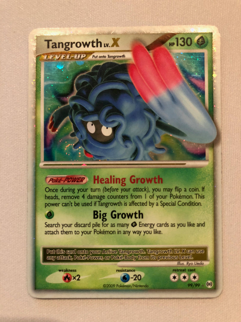 Tangrowth LV.X 99/99 Holo Ultra Rare Pokemon Card Near Mint Tangrowth LV.X 99/99 Holo Ultra Rare Pokemon Card Near Mint