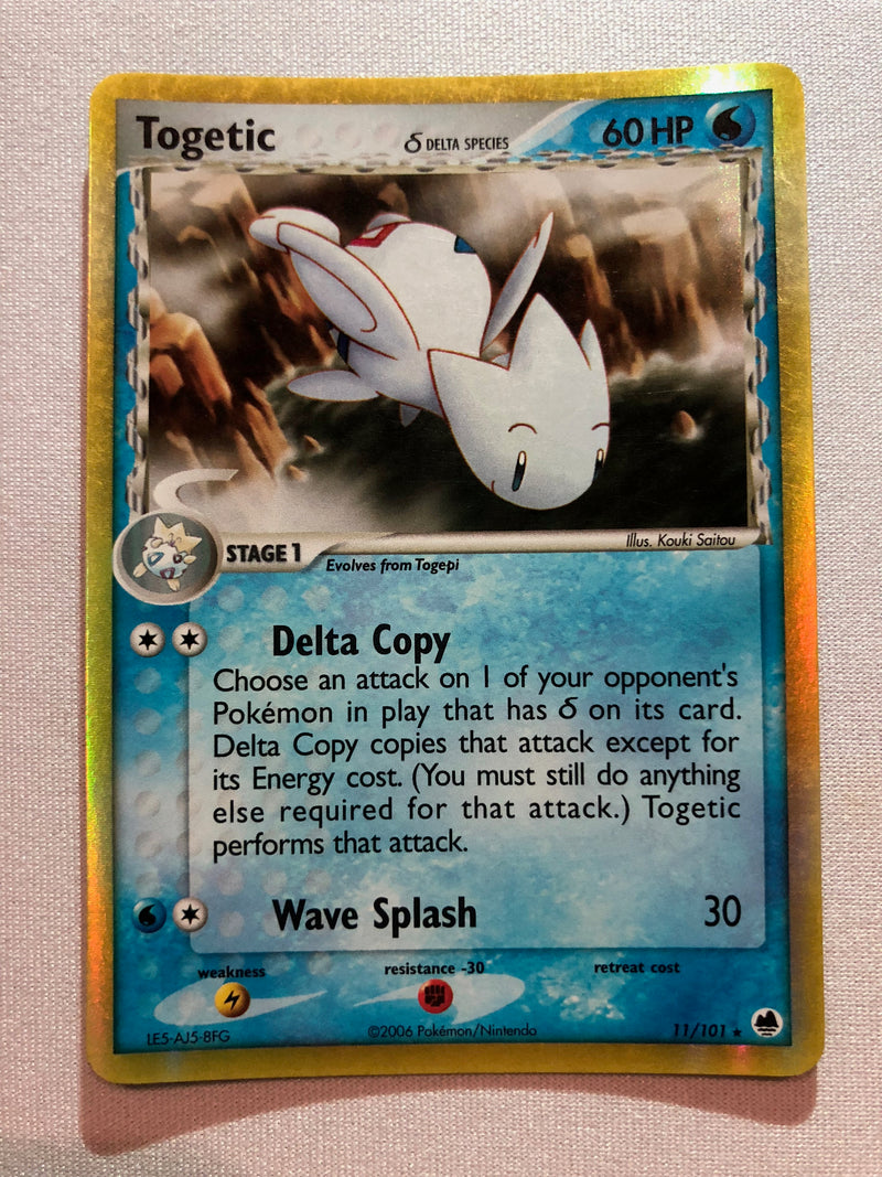 Togetic Delta Species 11/101 Holo Rare Dragon Frontiers Pokemon Card N Togetic Delta Species 11/101 Holo Rare Dragon Frontiers Pokemon Card N
