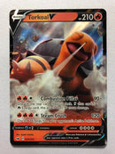 Torkoal 024/202 Sword & Shield Holo Ultra Rare Pokemon Card Near Mint