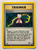 Giovanni 18/132 Holo Rare Gym Challenge Pokemon Card Near Mint