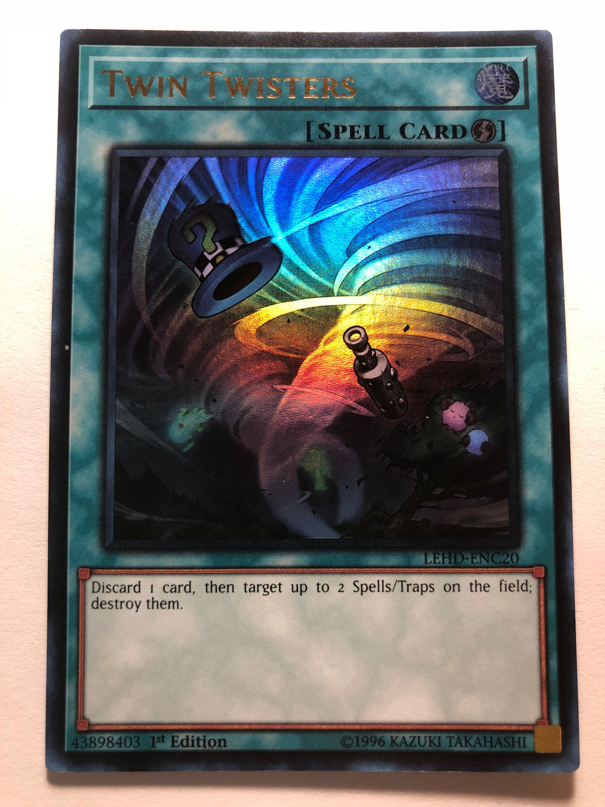 twister yugioh card Twin Twisters LEHD-ENC20 Ultra Rare 1st Edition Near Mint Choose One:FIC Revival Trance (Terra) (R/W/B) Yu-Gi-Oh Crystal Beasts may be 1st or Factory Price Pokemon Acrylic
