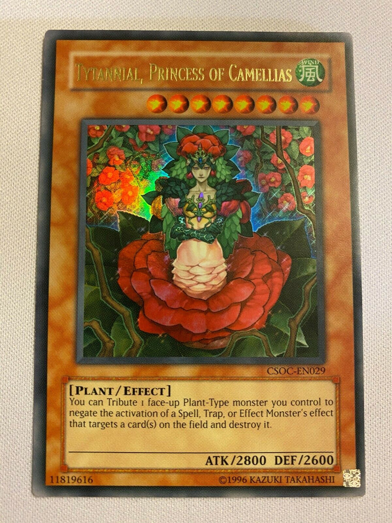 yugioh princess cards Yugioh Tytannial, Princess of Camellias CSOC-EN029 Ultra Rare Unlimite