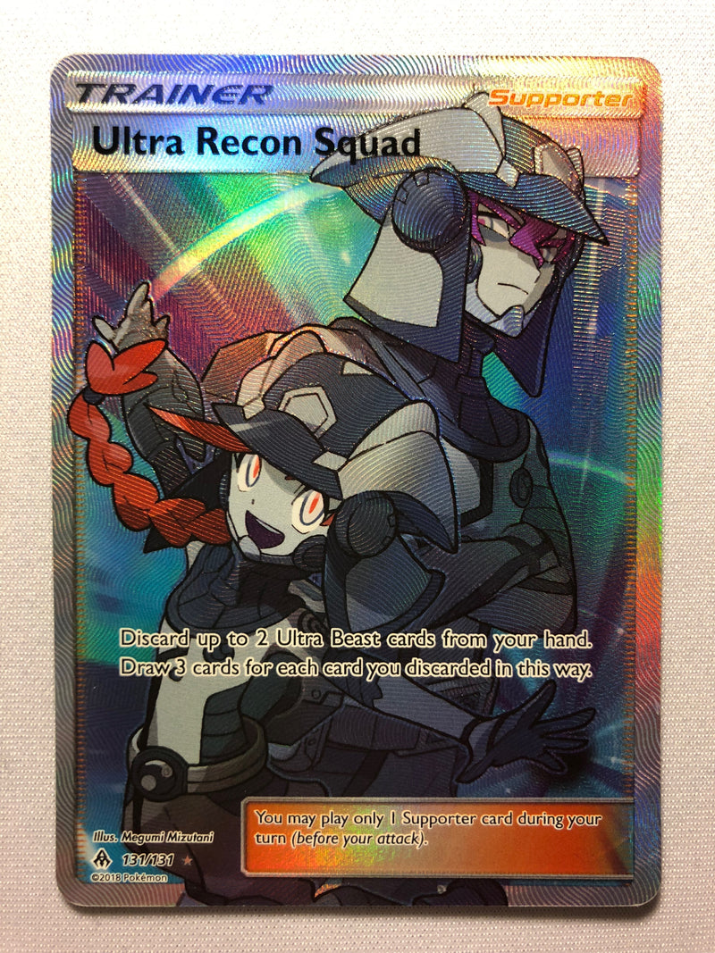 Ultra Recon Squad 131/131 Full Art Ultra Rare Pokemon Card Near Mint Ultra Recon Squad 131/131 Full Art Ultra Rare Pokemon Card Near Mint