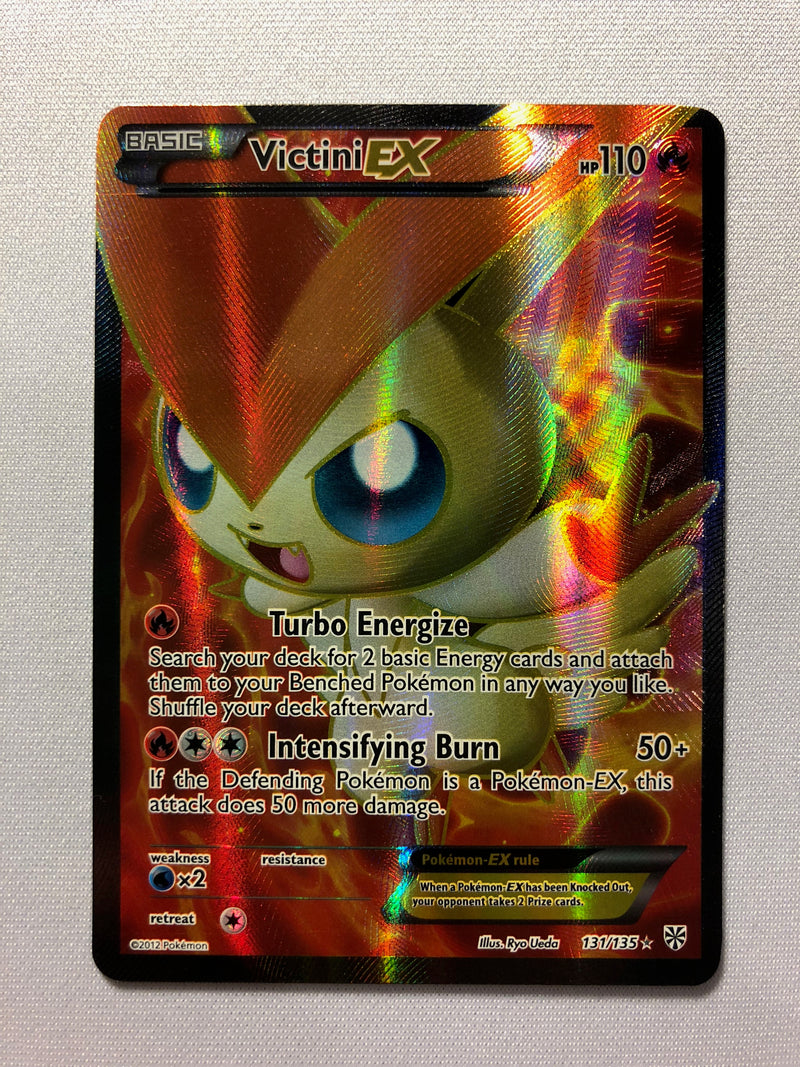Victini EX 131/135 Ultra Rare Full Art Plasma Storm Pokemon Card Near Mint Victini EX 131/135 Ultra Rare Full Art Plasma Storm Pokemon Card Near Mint